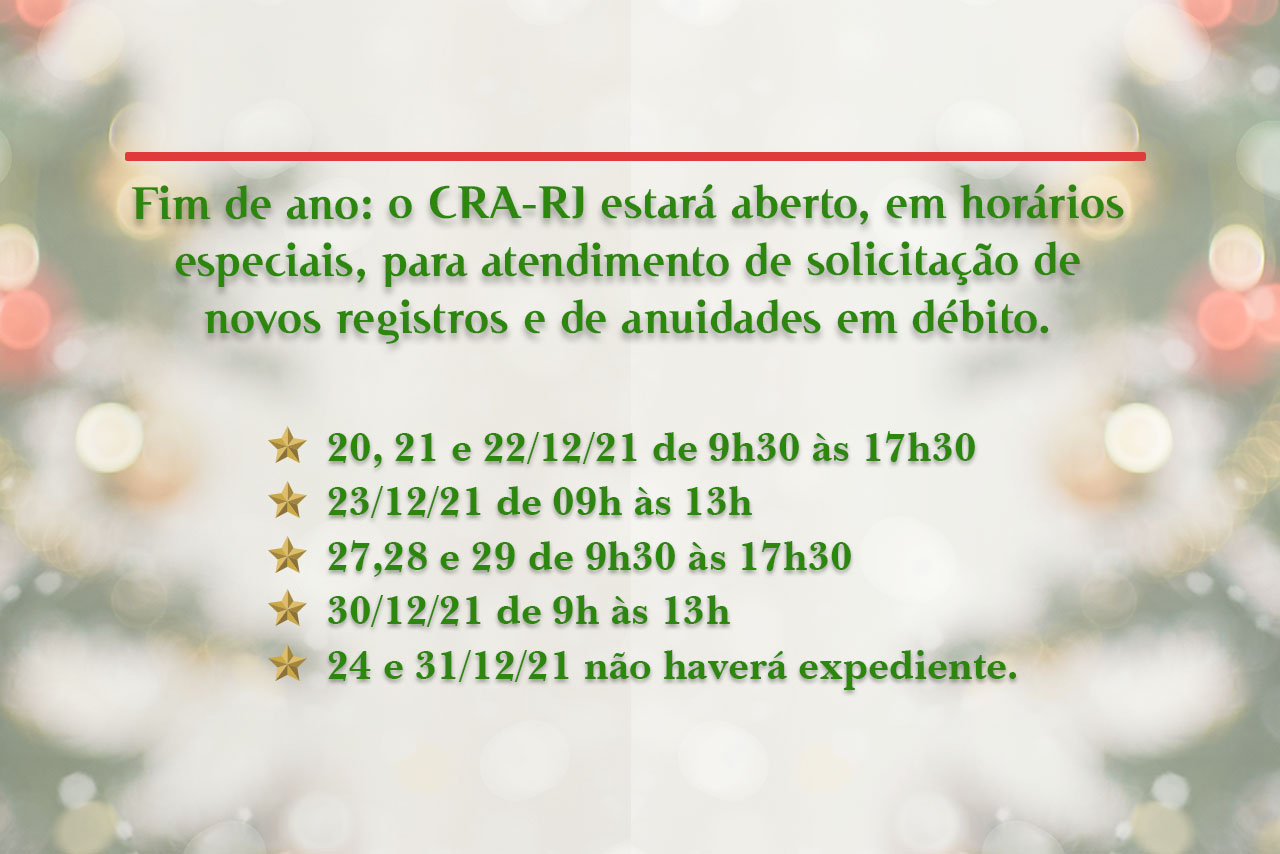 Natal CRA-RJ: descontos exclusivos para os registrados no Clube de Serviços  - CRA-RJ